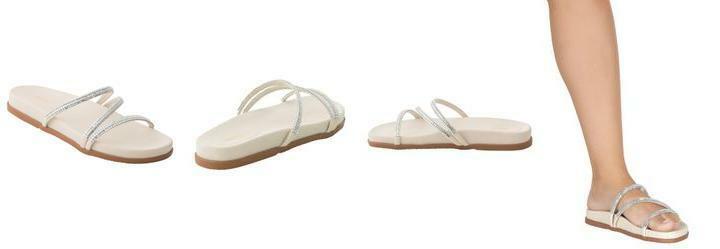 Papete Off White com Aplicao de Strass