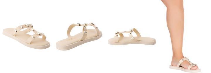 Chinelo Off White em Sinttico