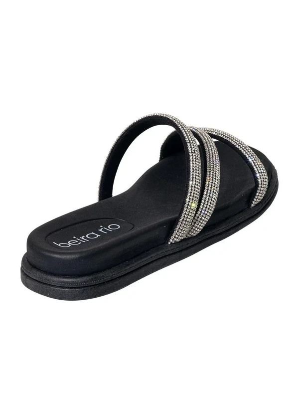 Beira Rio - Chinelo Papete Beira Rio Preto em Sintético 2