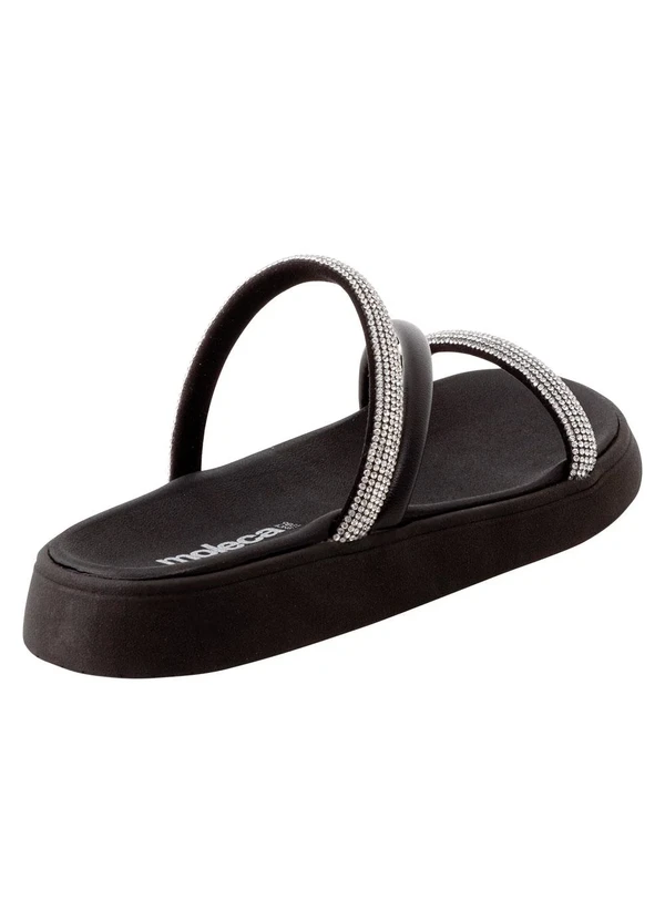 Moleca - Chinelo Papete Moleca Preto em Sintético 2