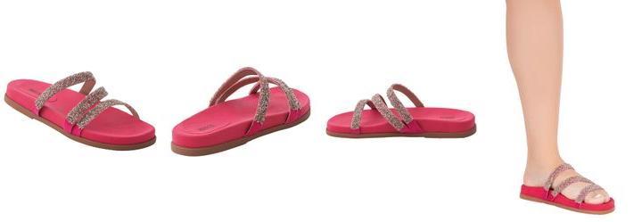 Chinelo Papete Pink em Sinttico