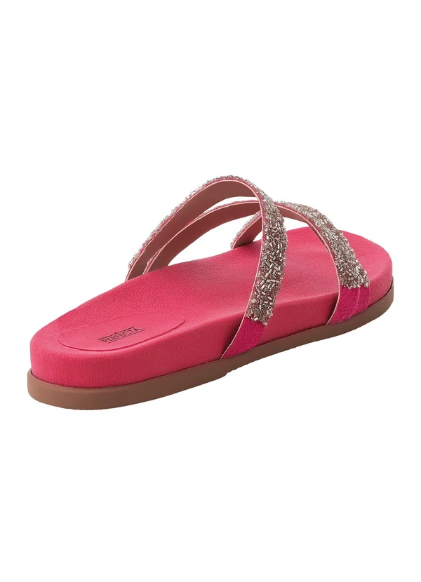 Perfecta - Chinelo Papete Pink em Sintético 2