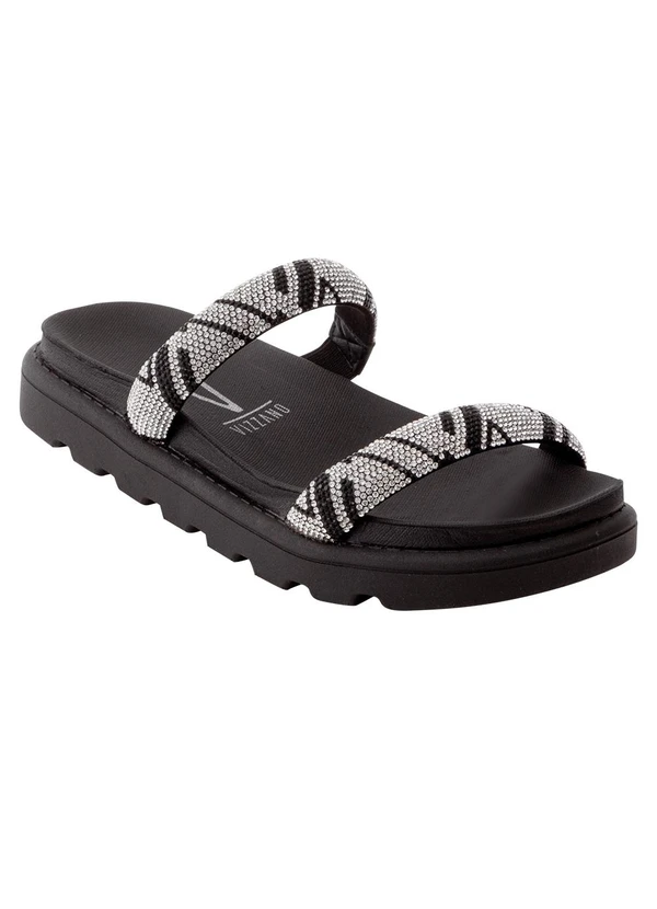 Vizzano - Chinelo Papete Vizzano Preto em Sintético