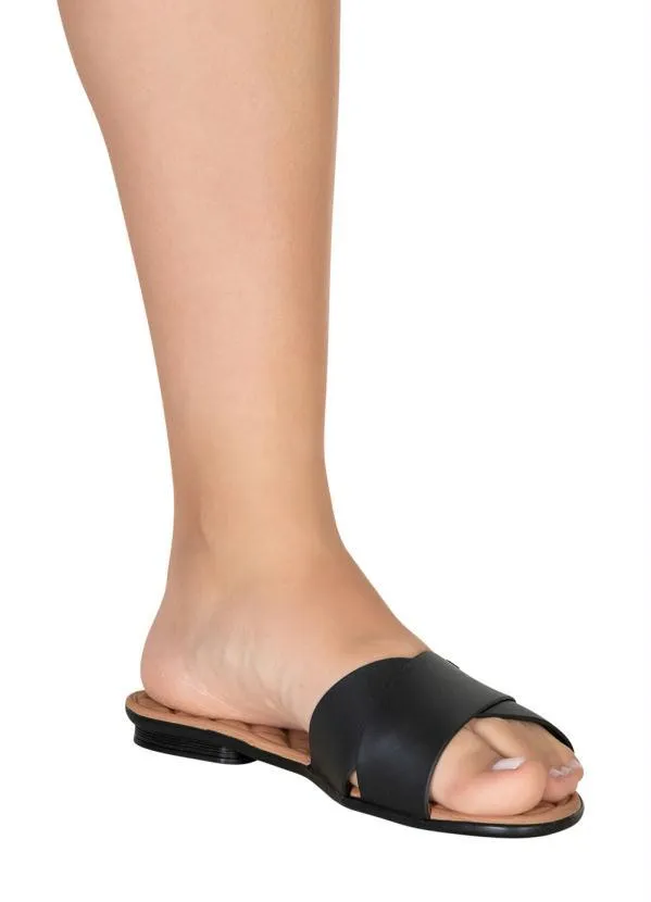 Perfecta - Chinelo Preto com Palmilha Macia 4