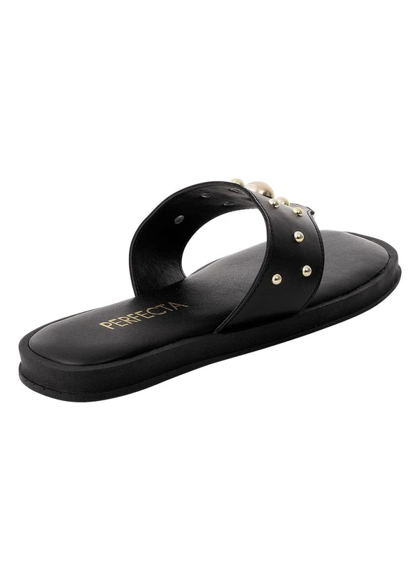 Perfecta - Chinelo Preto em Sintético 2