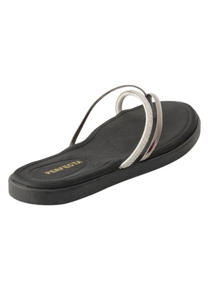Perfecta - Chinelo Preto em Sintético - PERFECTA