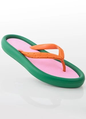 Farm - Chinelo Rasteiro Multicolorido - FARM