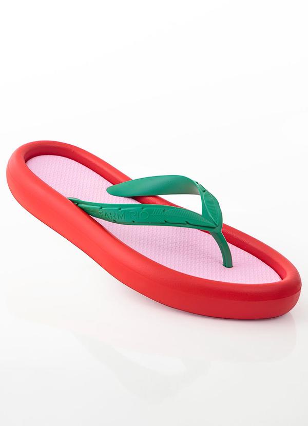 Farm - Chinelo Rasteiro Multicolorido 1