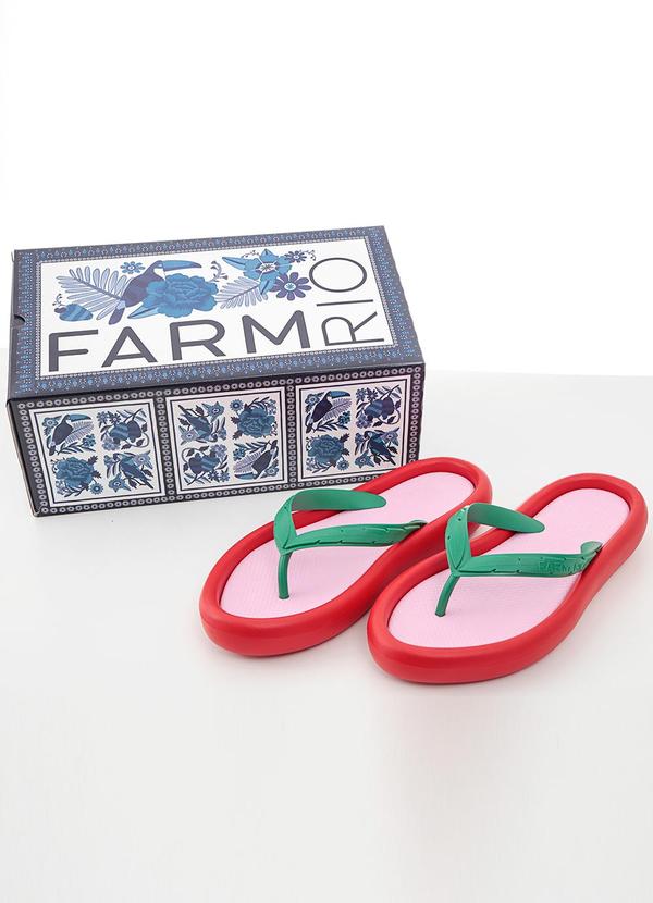 Farm - Chinelo Rasteiro Multicolorido 4