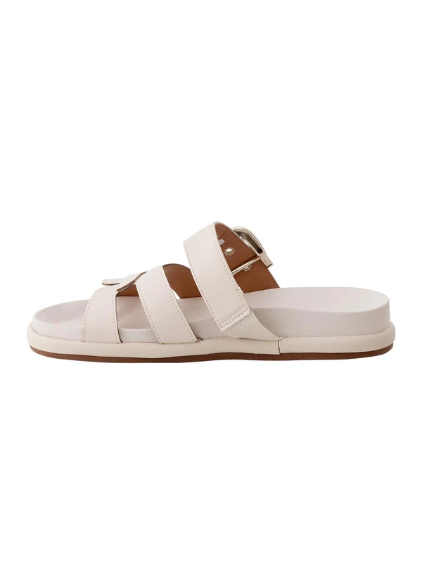 Vizzano - Chinelo Vizzano Branco Off em Sintético 3