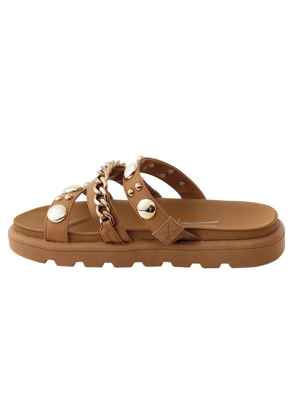 Vizzano - Chinelo Vizzano Caramelo em Sintético 4