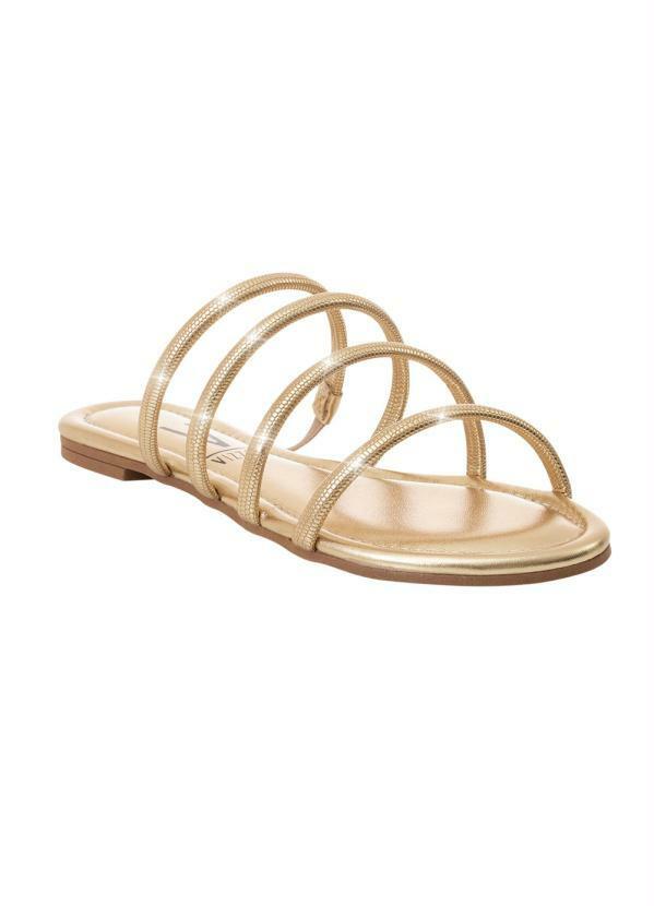 Vizzano - Chinelo Vizzano Dourado em Sintético