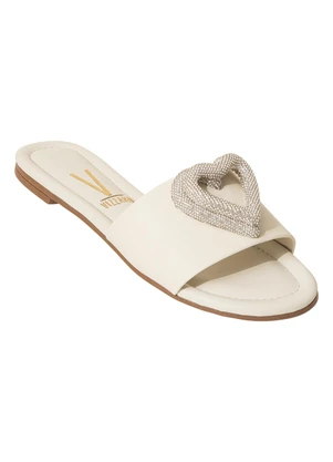 Chinelo Vizzano (Off White) em Sintético - VIZZANO