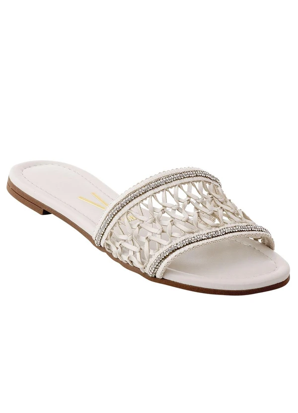 Vizzano - Chinelo Vizzano Off White em Sintético 2