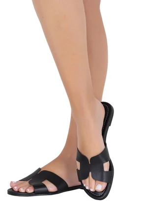 Chinelo Vizzano (Preto) em Sintético - VIZZANO