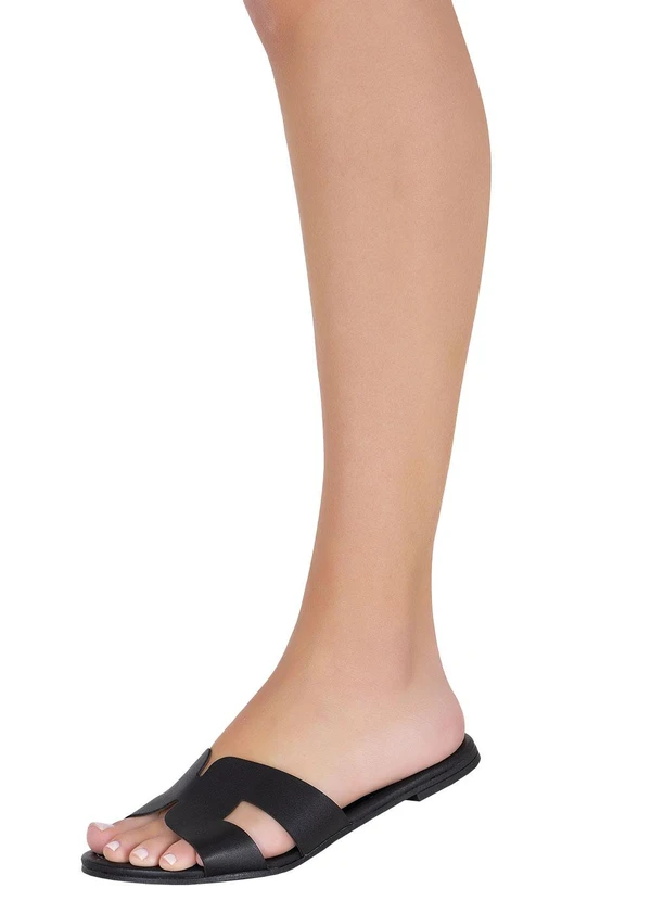 Vizzano - Chinelo Vizzano Preto em Sintético 6