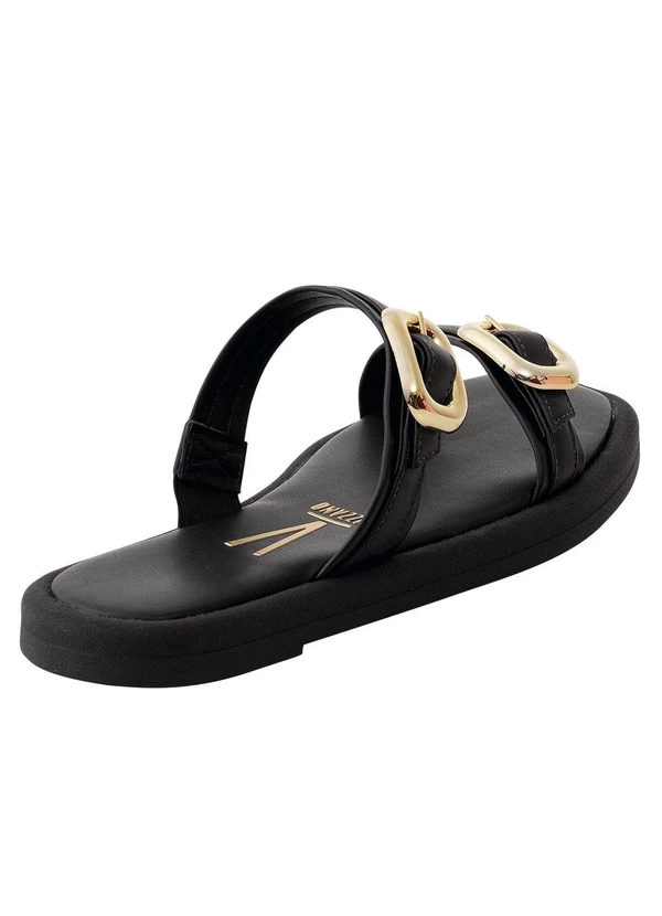 Vizzano - Chinelo Vizzano Preto em Sintético 3