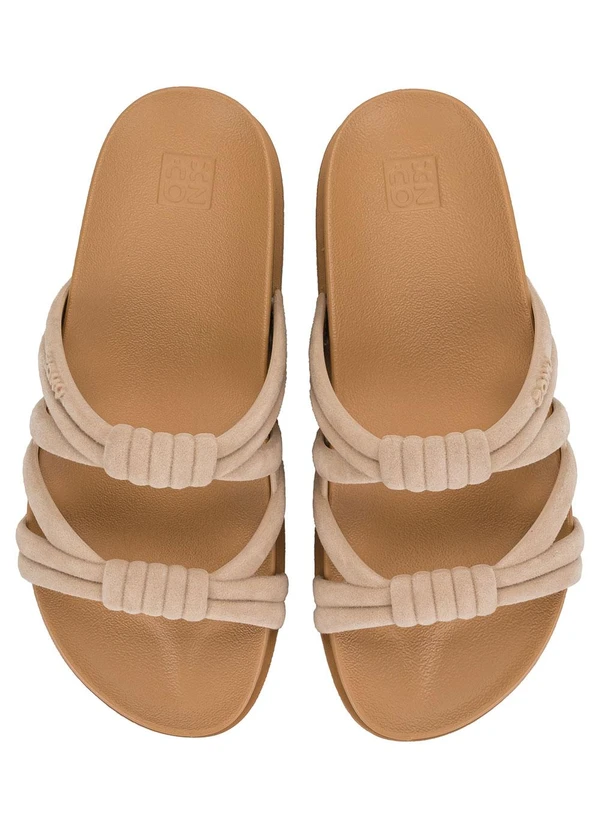 Zaxy - Chinelo Zaxy Pose Bege 2