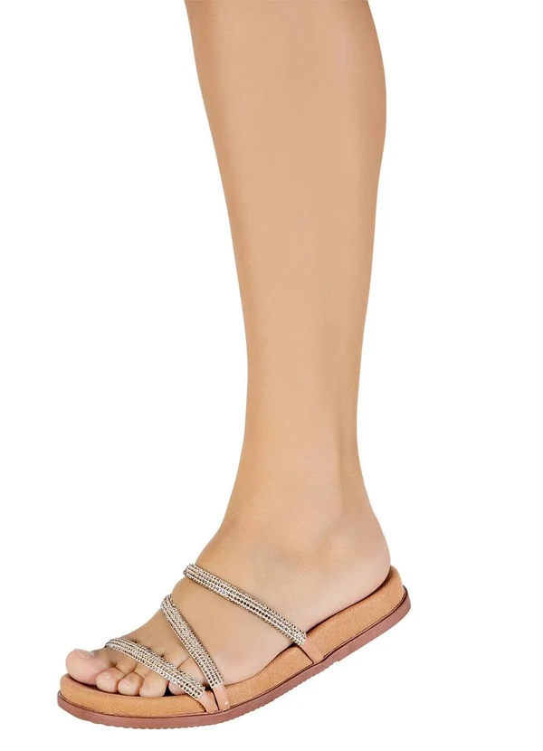 Perfecta - Papete Caramelo com Detalhe de Strass 5