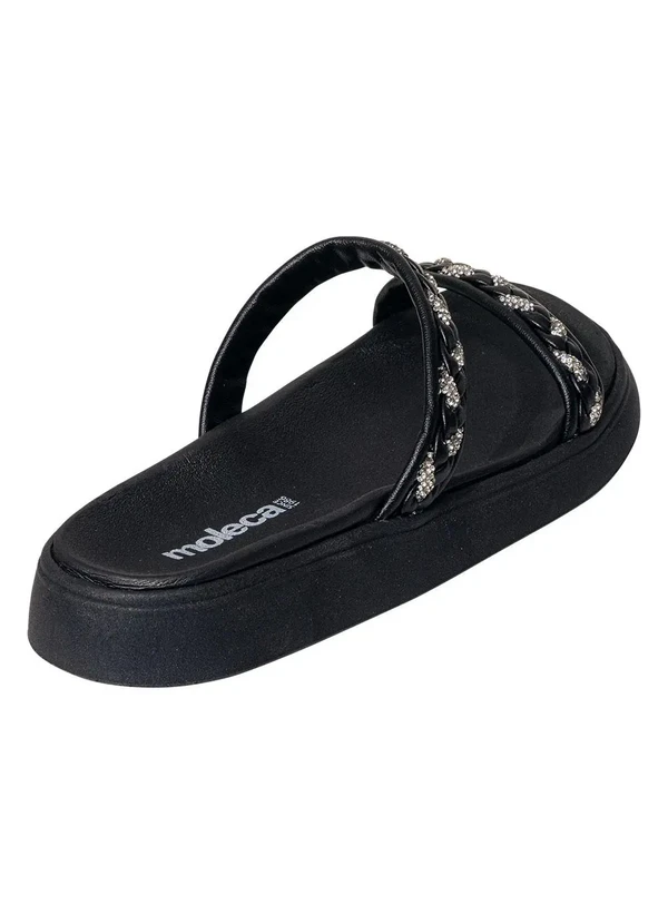 Moleca - Papete Moleca Preta em Sintético 2