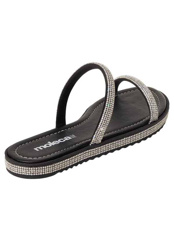 Moleca - Papete Moleca Preto em Sintético 2