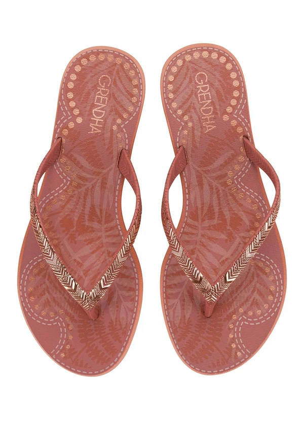 Grendha - Rasteirnha Grendha Amor em Flor Nude 2