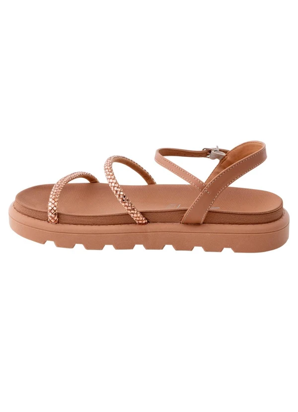 Vizzano - Sandália Papete Vizzano Ouro Rosado em Sintético 3