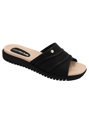 Tamanco Comfortflex (Preto) - COMFORTFLEX