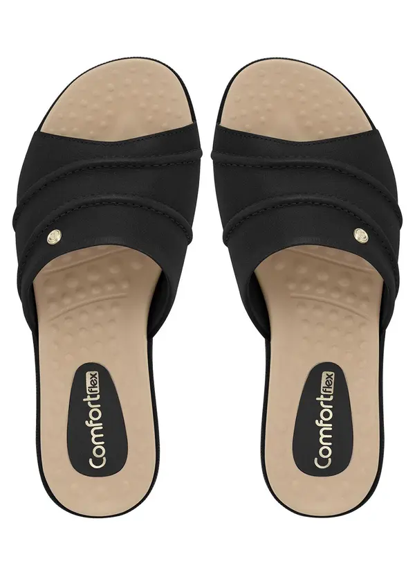 Comfortflex - Tamanco Comfortflex Preto 4