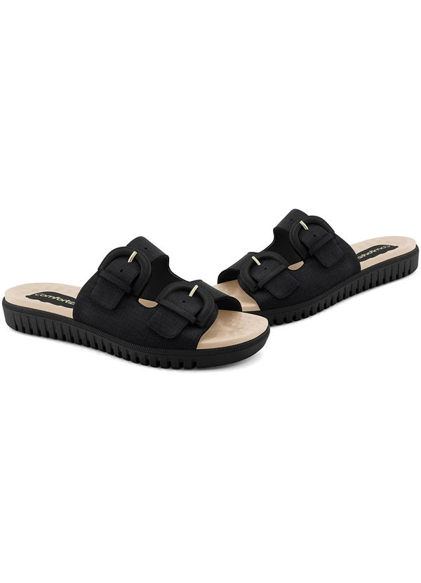 Comfortflex - Tamanco Comfortflex Preto 2