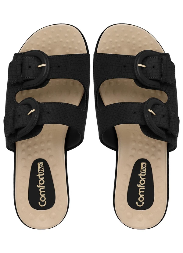 Comfortflex - Tamanco Comfortflex Preto 3