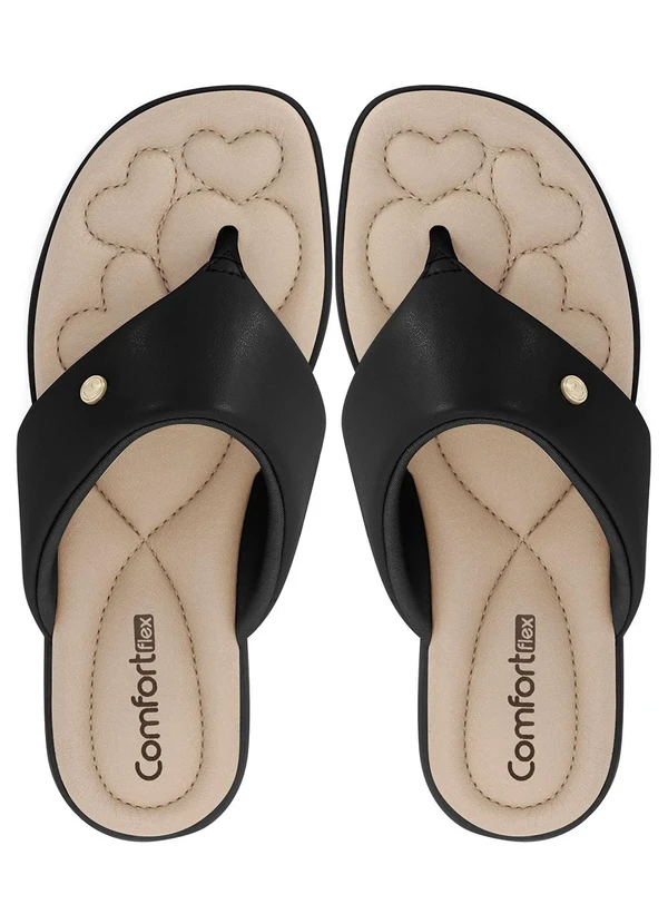 Comfortflex - Tamanco Comfortflex Preto 3