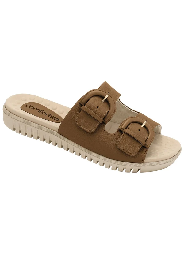 Comfortflex - Tamanco Comfotflex Marrom