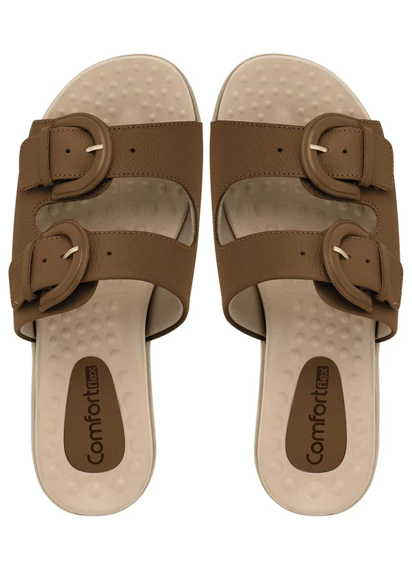 Comfortflex - Tamanco Comfotflex Marrom 3