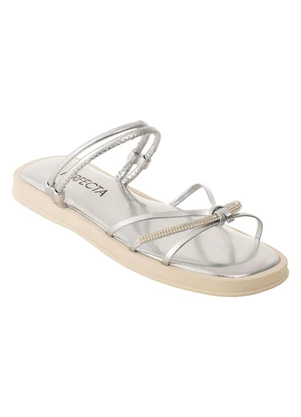 Perfecta - Sandália Prata em Sintético - PERFECTA