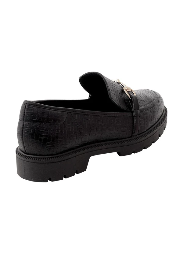 Beira Rio - Mocassim Beira Rio Preto em Sintético 3