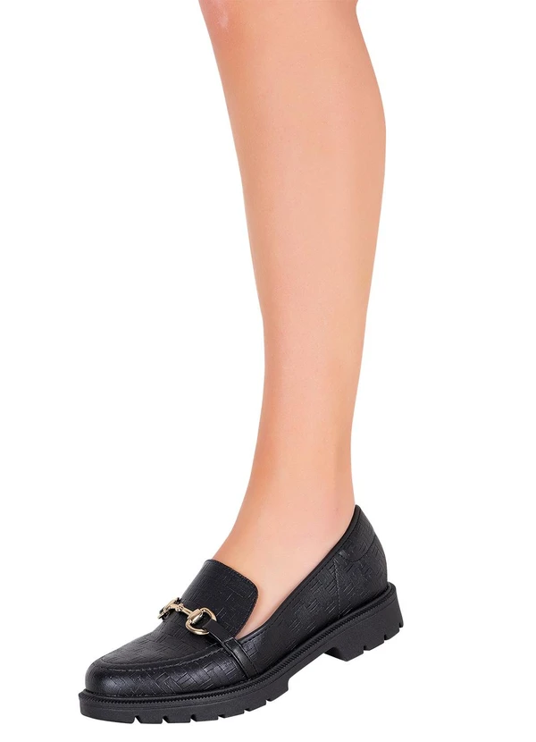 Beira Rio - Mocassim Beira Rio Preto em Sintético 6