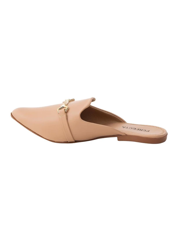 Perfecta - Mule Bege em Sintético 3