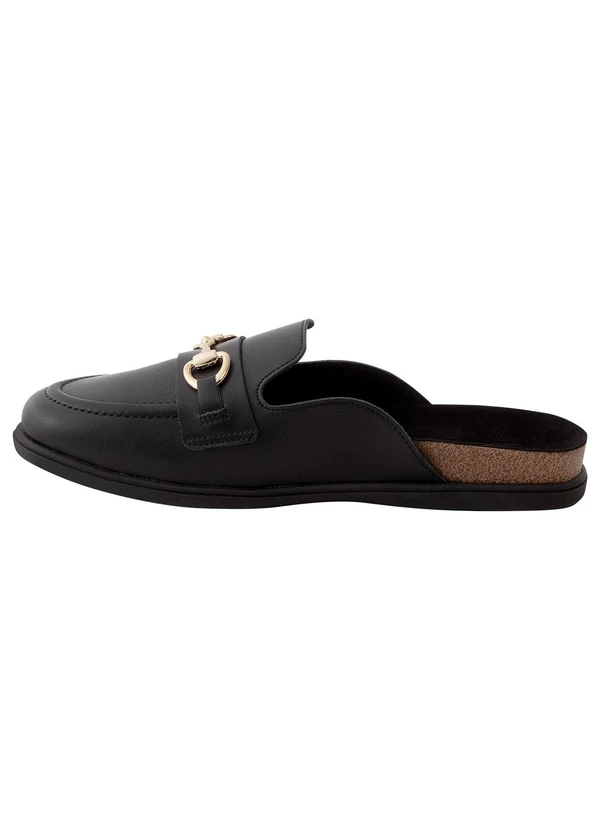 Beira Rio - Mule Beira Rio Preto em Sintético 3