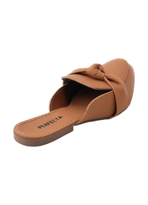 Perfecta - Mule Caramelo em Sintético - PERFECTA