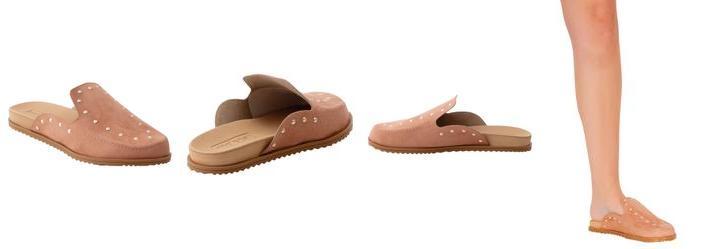 Mule Moleca Nude em Camura