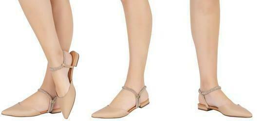 Mule Vizzano Bege com Tira Ajustvel