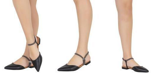 Mule Vizzano Preto com Tira Ajust�vel
