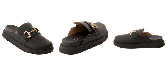 Mule Vizzano Preto em Sint�tico