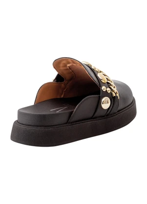 Mule Vizzano (Preto) em Sintético - VIZZANO