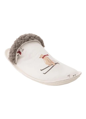 Perfecta - Chinelo Pantufa Branca em Sintético - PERFECTA