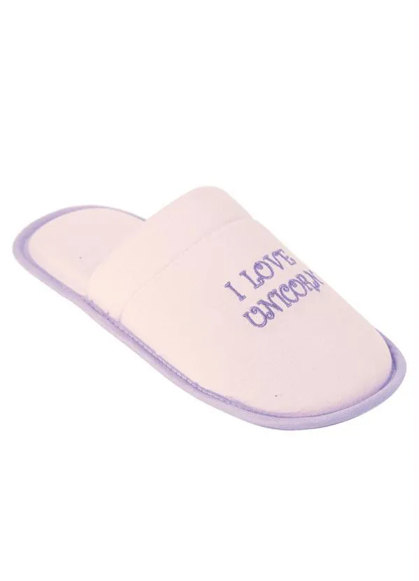 Perfecta - Chinelo Pantufa Rosa em Tecido