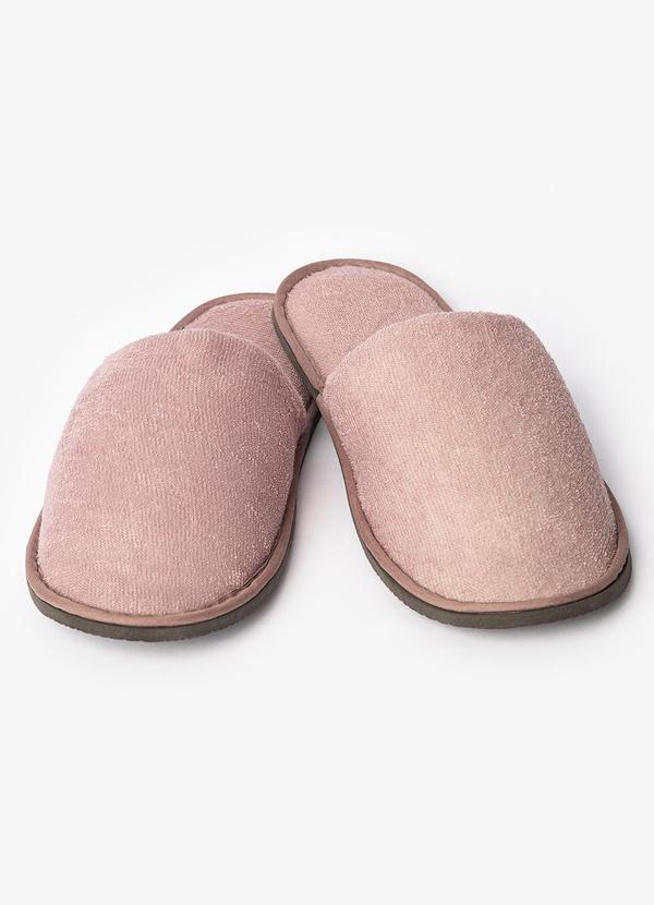 Rovitex - Pantufa Feminina Atoalhada Bene Casa Roxo