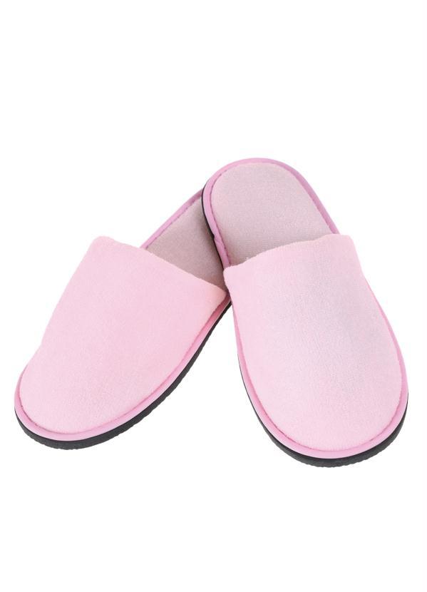 Rovitex - Pantufa Feminina em Plush Bene Casa Rosa
