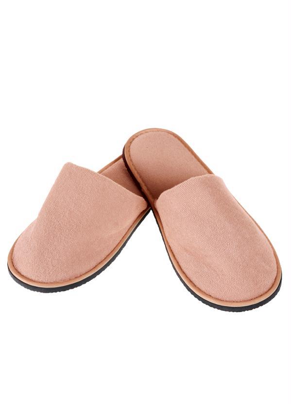 Rovitex - Pantufa Feminina em Plush Bene Casa Rosa